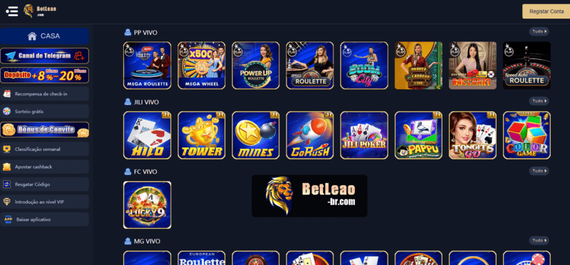 Major sport bônus